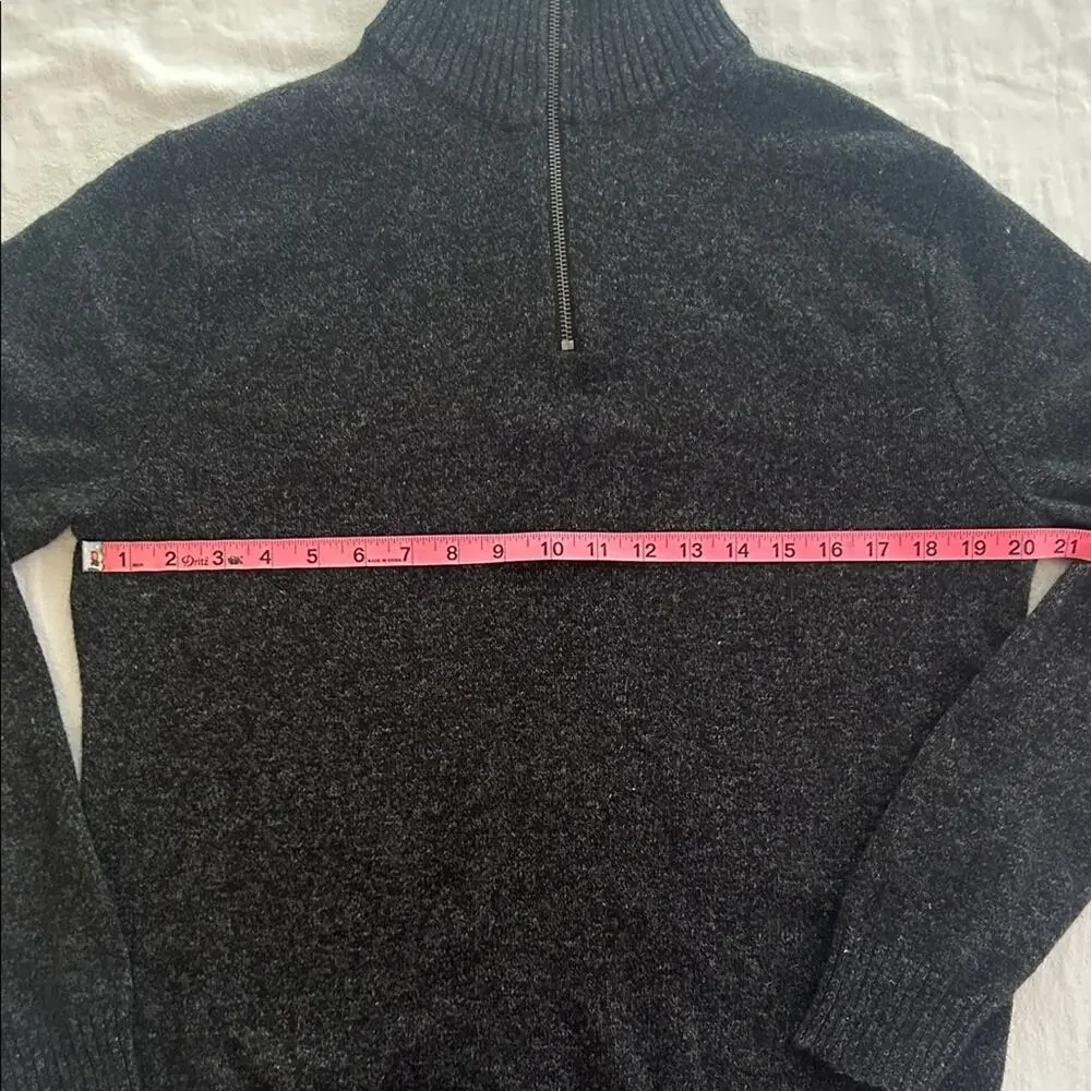 J.Crew Men’s M Rugged Merino Wool Quarter Zip Sweater Preppy Heritage